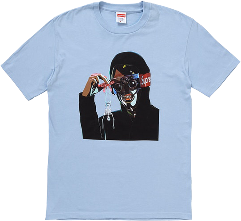 Supreme Creeper Tee Blue (1024x768), Png Download