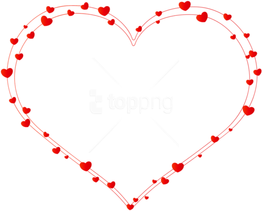 Deco Heart Transparent Png - Heart (850x683), Png Download