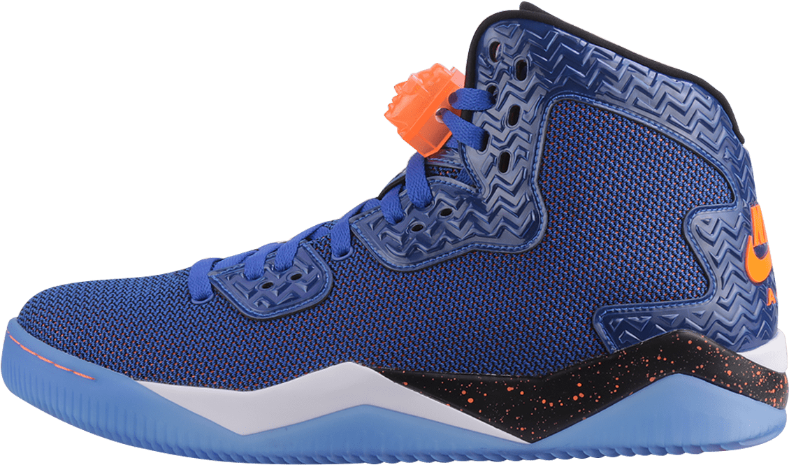 Nike Spike Pe Game Royal / Orange / White / Black - Sneakers (1200x1308), Png Download