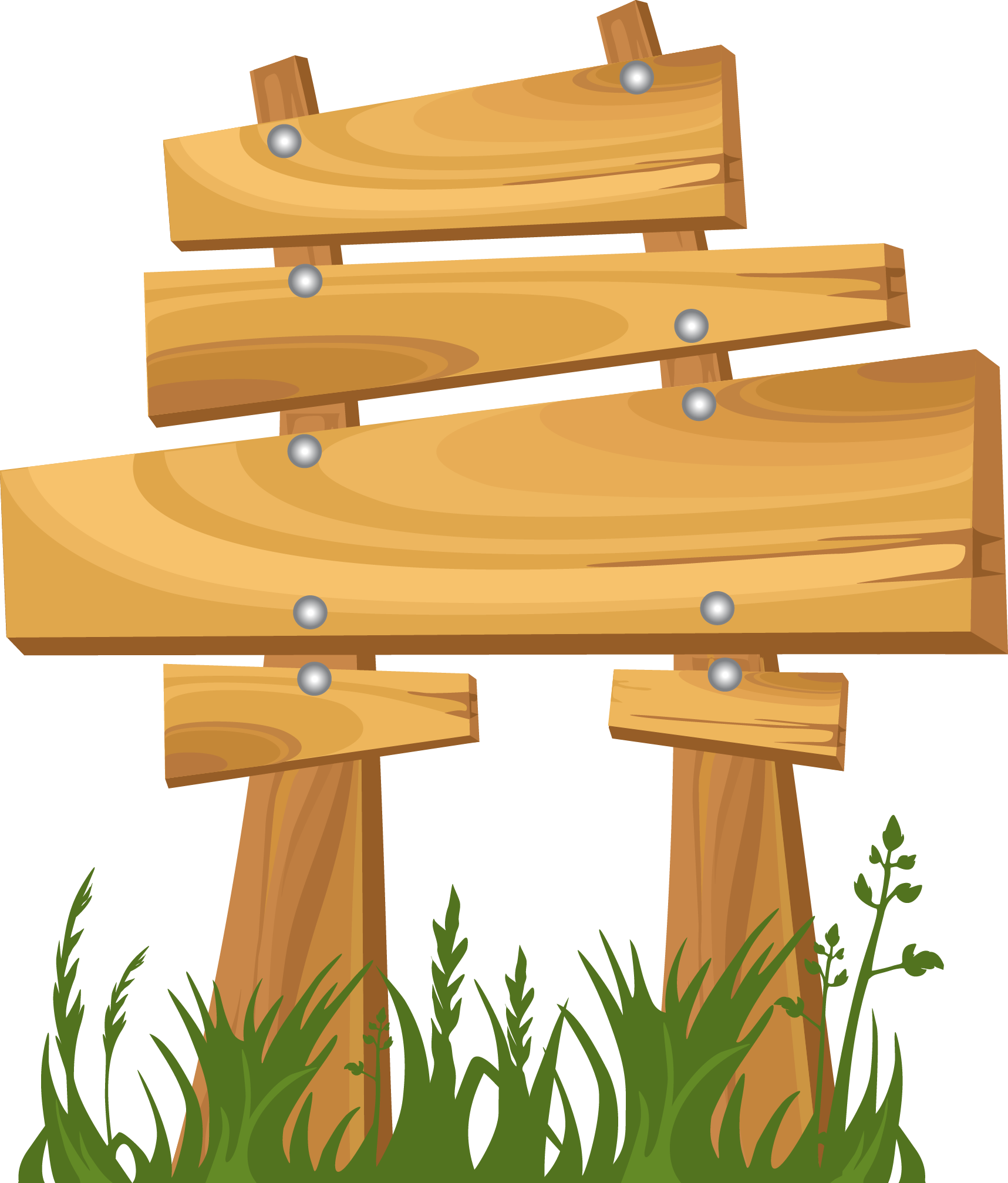 Wood Sign Clip Art - Wooden Signs Vector (1717x2015), Png Download