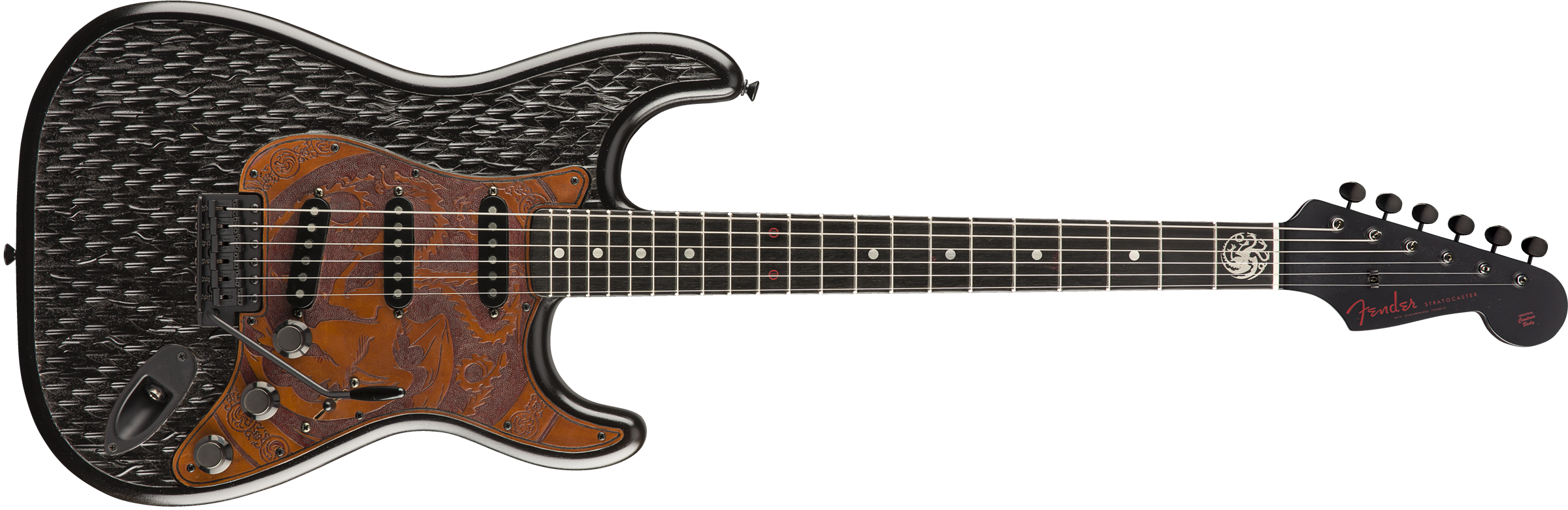 Hover To Zoom - Fender Stratocaster American Hss (2400x781), Png Download