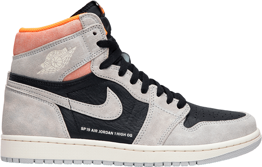 Air Jordan 1 Retro High Og 'neutral Grey' - Jordan 1 Hyper Crimson (1000x1000), Png Download