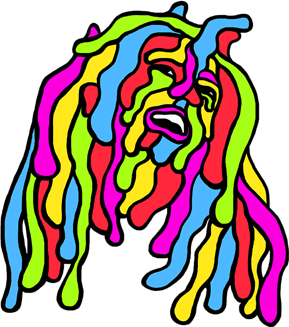 The Official Bob Marley Tee By Grimeandslimeco - Bob Marley (750x750), Png Download