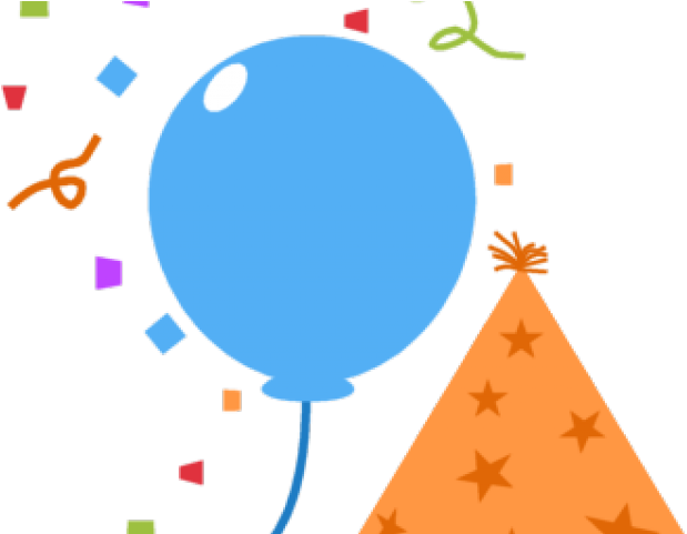 Birthday Hat Clipart Png Format - Balloon (640x480), Png Download