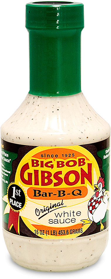 Big Bob Gibson's Original White Sauce - Bob Gibsons White Sauce (1000x1000), Png Download