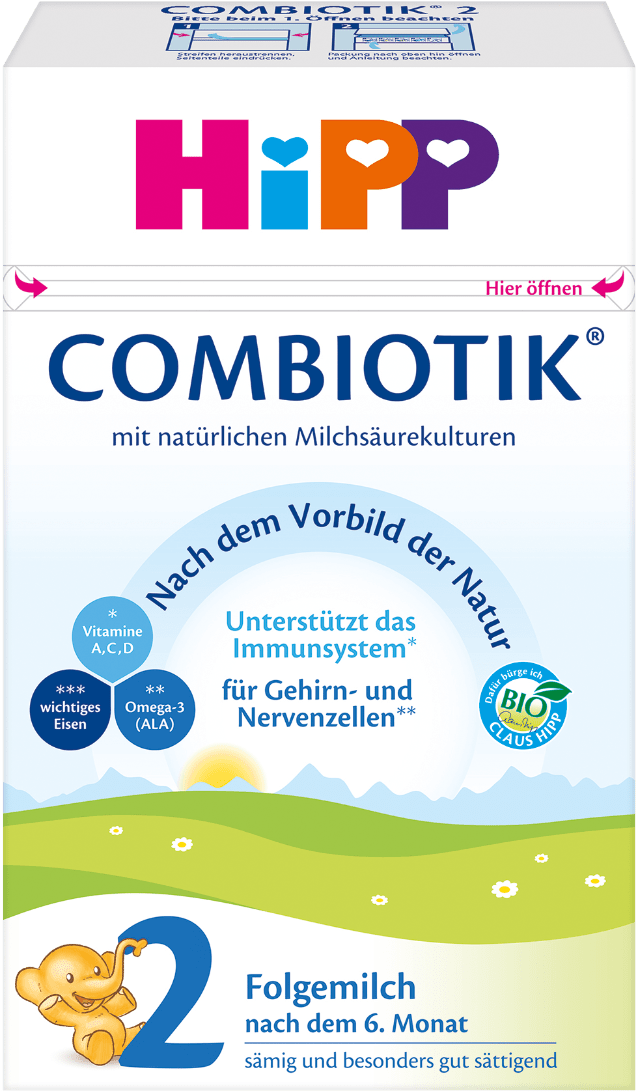 Hipp 2 Bio Combiotik Von Aldi Nord - Hipp (1250x1250), Png Download