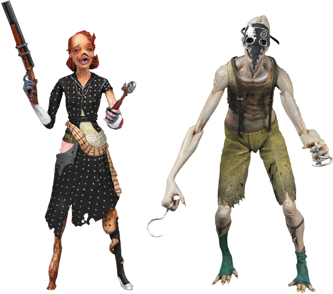 Bioshock - Bioshock Splicer Figure (1075x949), Png Download
