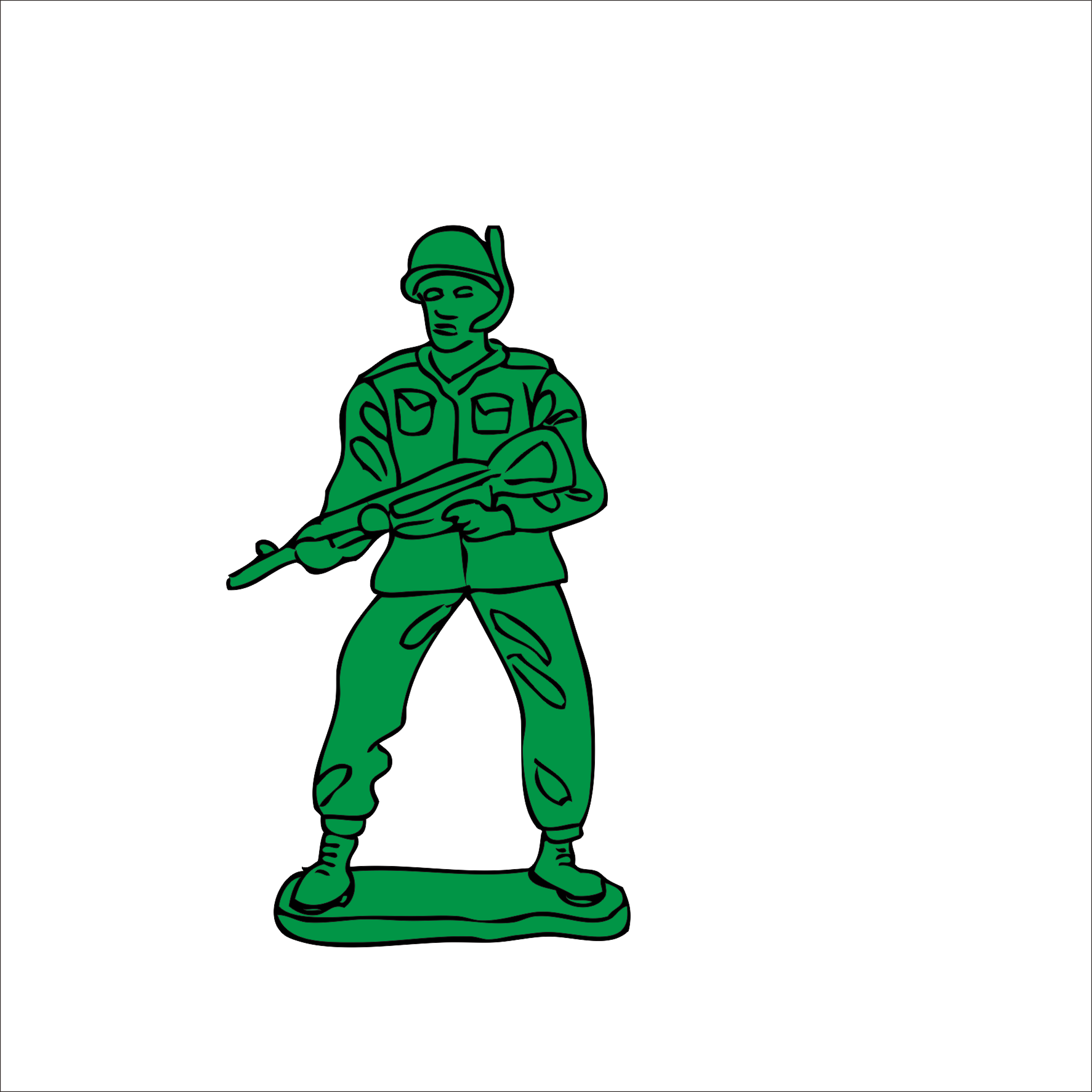 Toy Clip Art Soldiers Transprent Png Free - Army Man Clip Art (1773x1773), Png Download