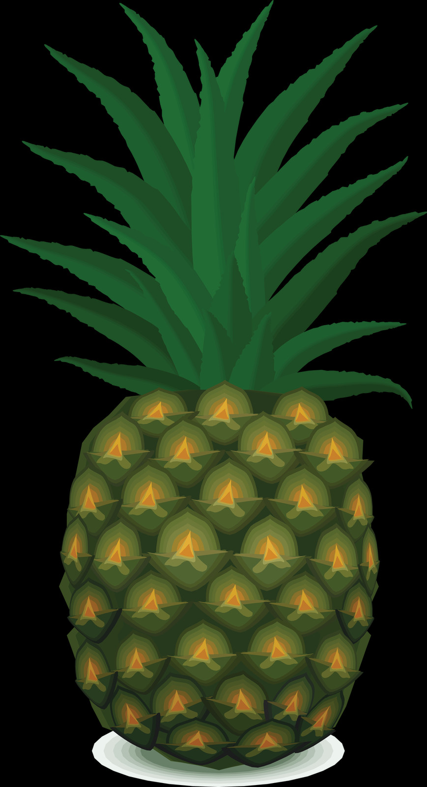 Pineapple (869x1600), Png Download