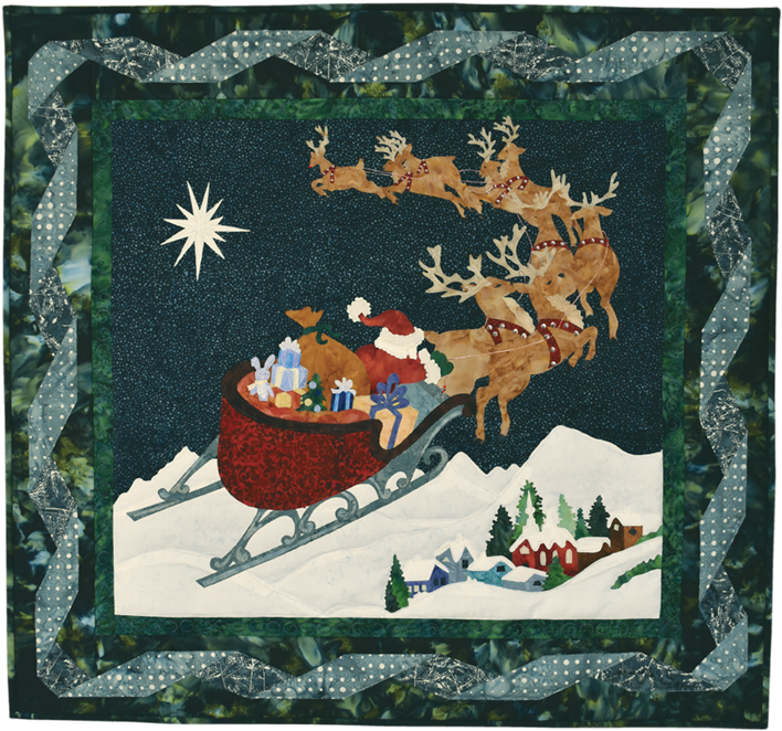 Pattern~to All A Good Night Christmas By Mckenna Ryan - All A Good Night Mckenna Ryan (750x721), Png Download