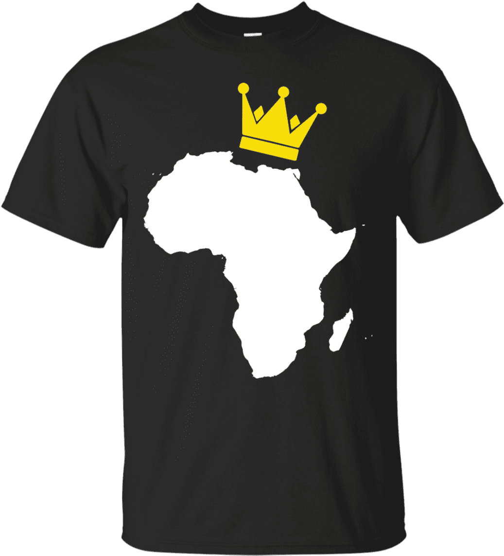 Africa Crown T-shirt & Hoodie - Africa Map No Background (1155x1155), Png Download