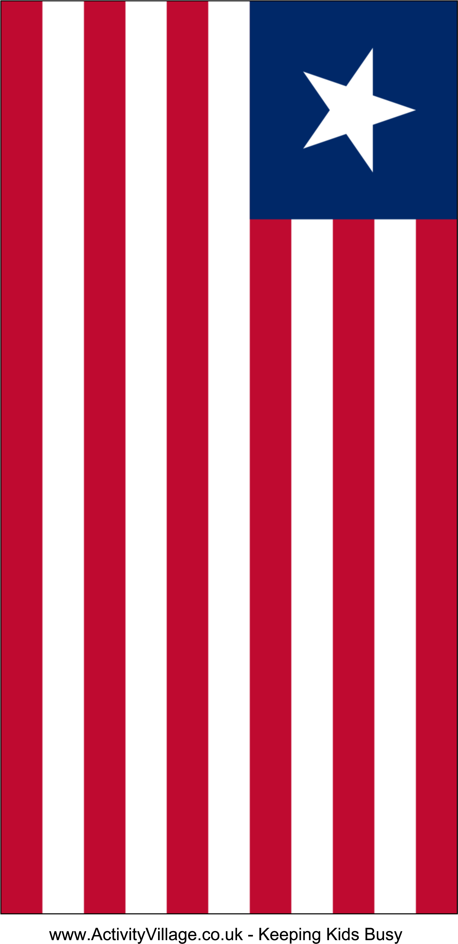 Free Printable Liberia Flag - Flag (2480x3508), Png Download