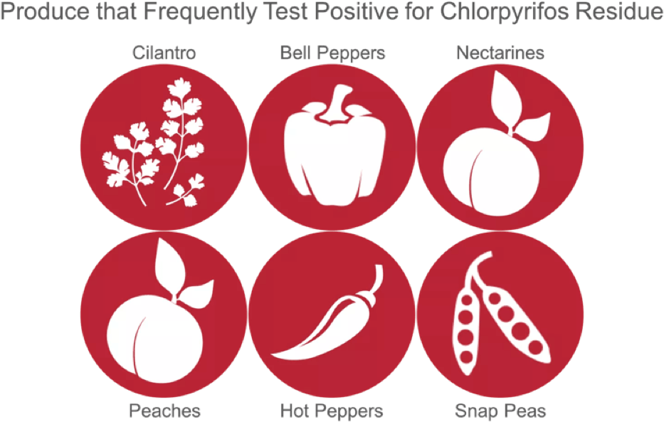 Produce Most Likely To Contain Chlorpyrifos - Emblem (975x625), Png Download