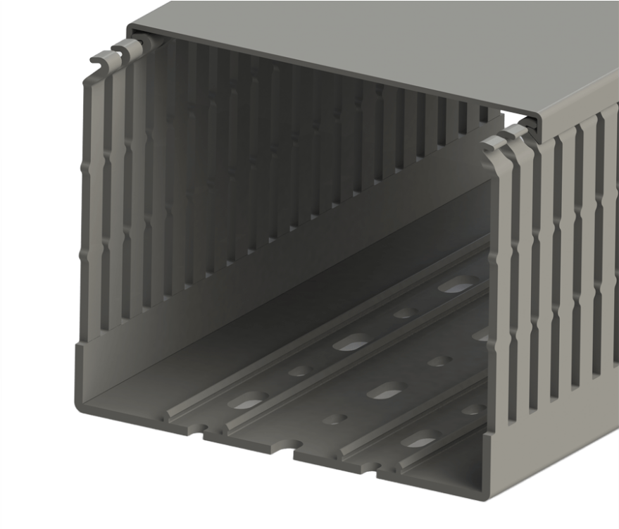 Klemsan Perforated Cable Tray 120*80 - Cable Tray (1000x750), Png Download