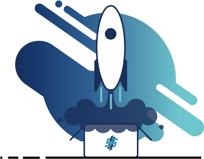 1177tech Launch Event Rocket Flat Design Launch Rocket - Illustration (1266x950), Png Download