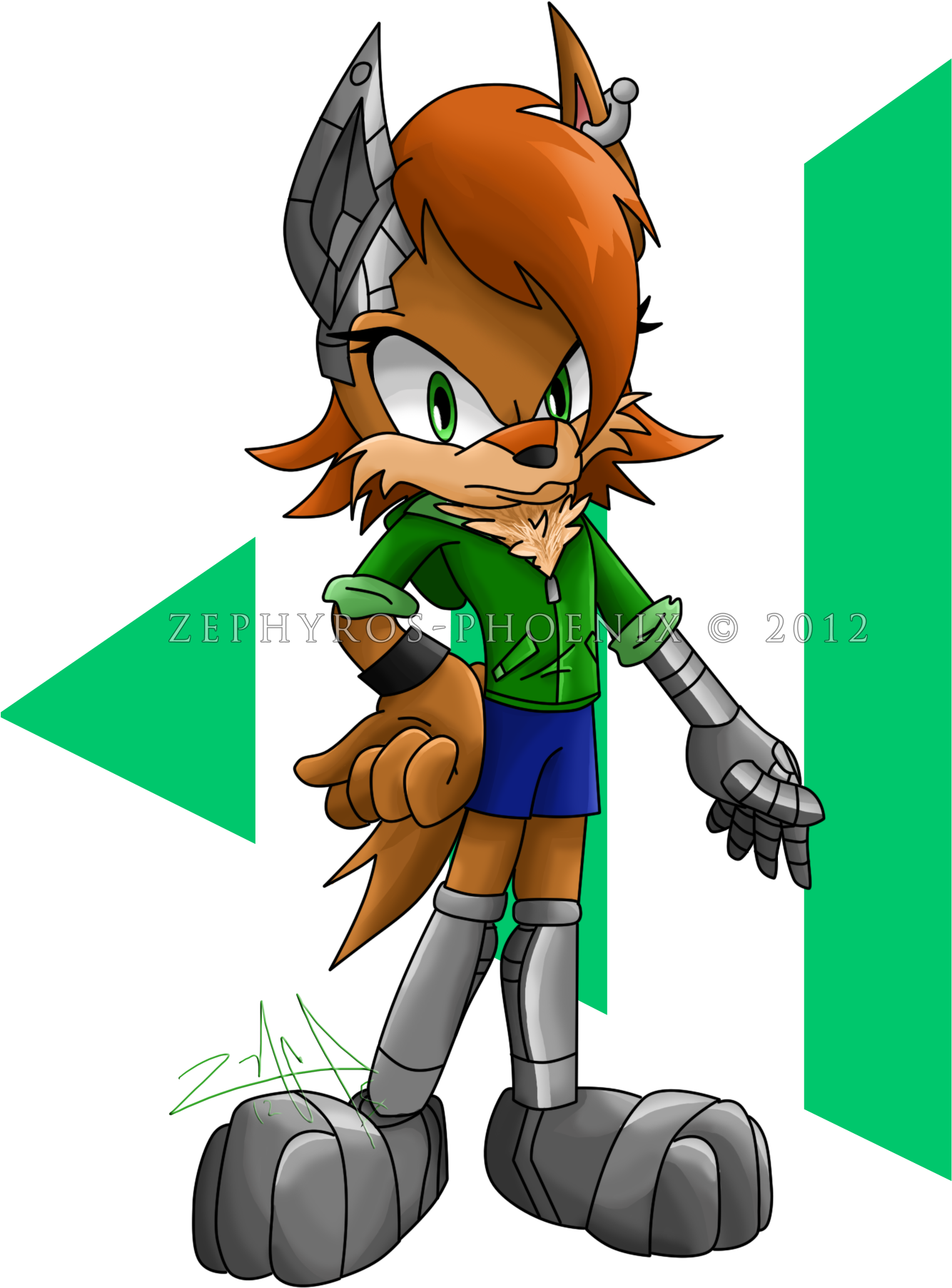 Jackal Clipart Dingo - Sonic Fan Characters Jackal (1334x1804), Png Download