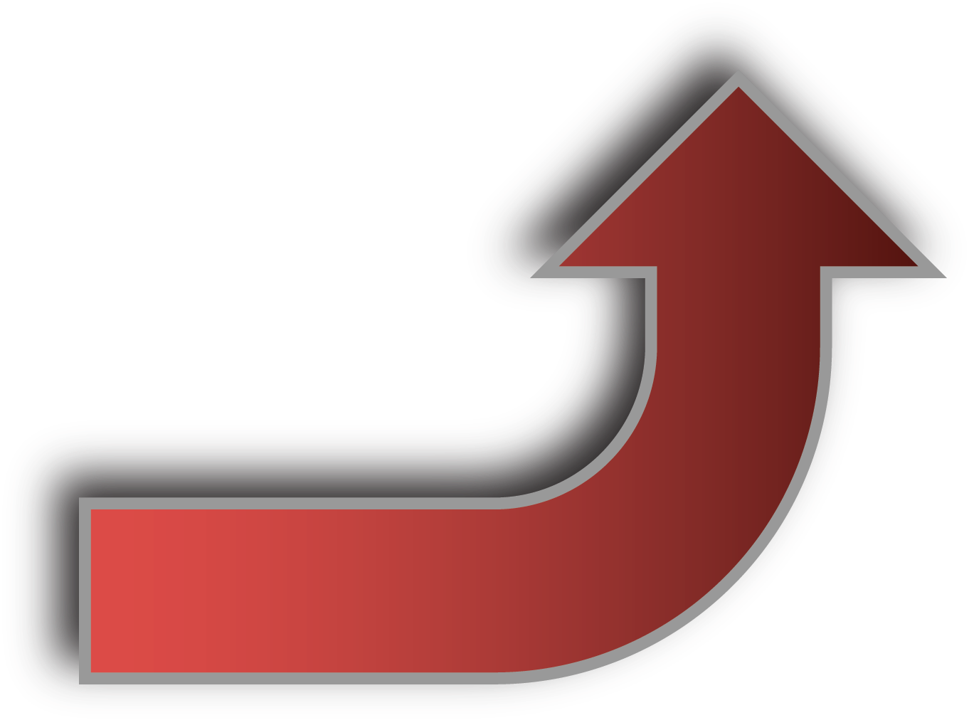 Refer A Friend Program - Curved Arrow Sign (1401x1044), Png Download