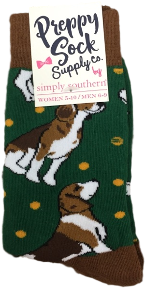 Simply Southern Beagles Sock - Sock (600x800), Png Download