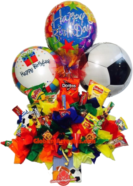 Arreglos De Globos Para Cumpleaños De Hombre (960x650), Png Download