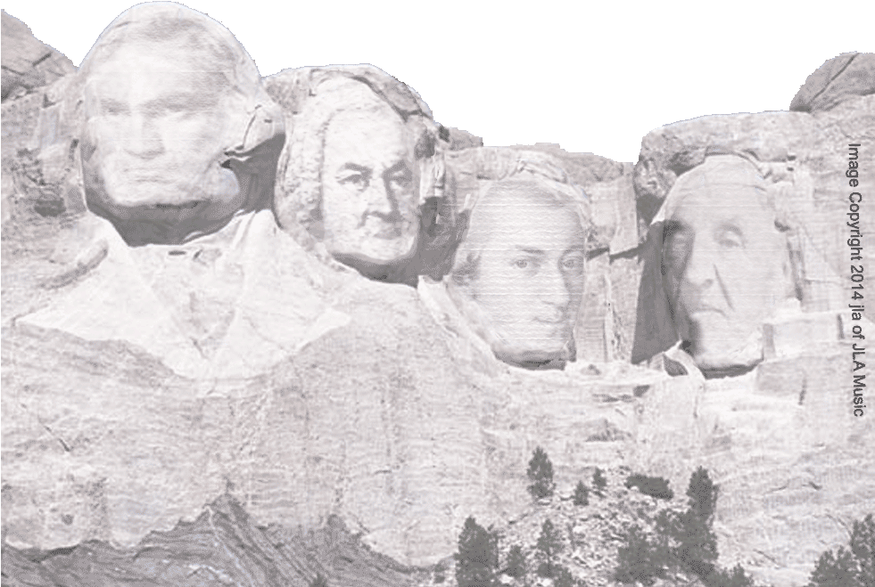 Guess The Composers - Mount Rushmore (980x666), Png Download