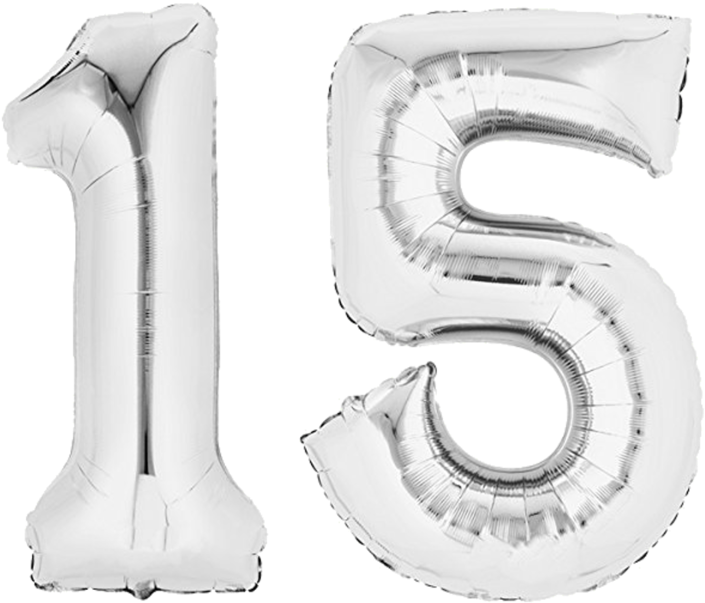 Cumpleaños De Globo De Papel Globo 80 Cm Plata Letras - Rose Gold Number Balloon 5 (768x768), Png Download