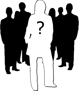 We Are Looking For - Silhouette (329x377), Png Download