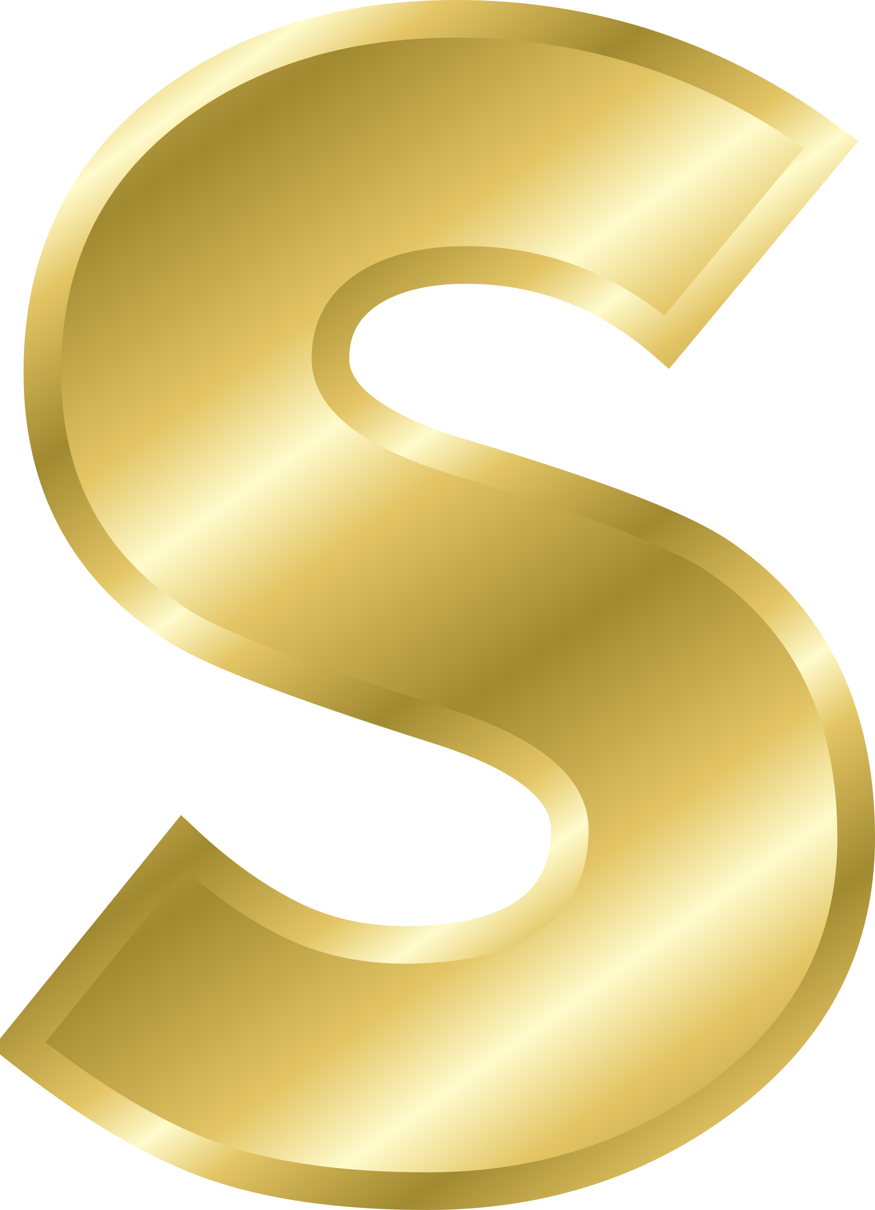 Effect Letters Alphabet Gold Inside Letter S Designs - Gold Letter S Png (1736x2400), Png Download