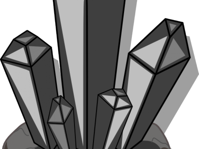 Crystals Clipart Quart - Mineral (640x480), Png Download