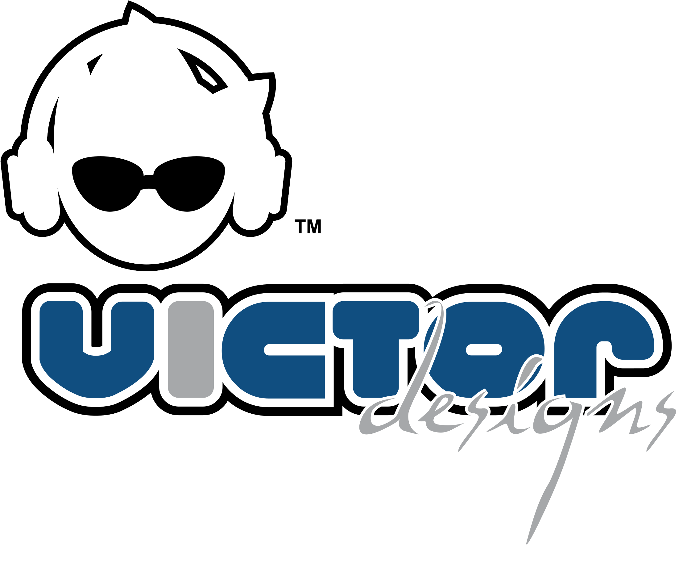 Victor Designs Logo Png Transparent - Victor (2400x2400), Png Download