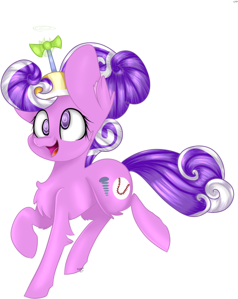 Darainbowpie, Big Ears, Hat, Propeller Hat, Safe, Screwball, - Cartoon (860x1024), Png Download