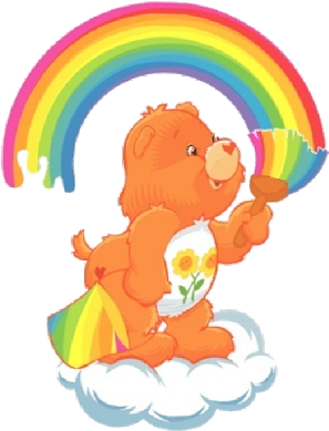 Free Bears Cute - Arco Iris Ursinhos Carinhosos (400x400), Png Download