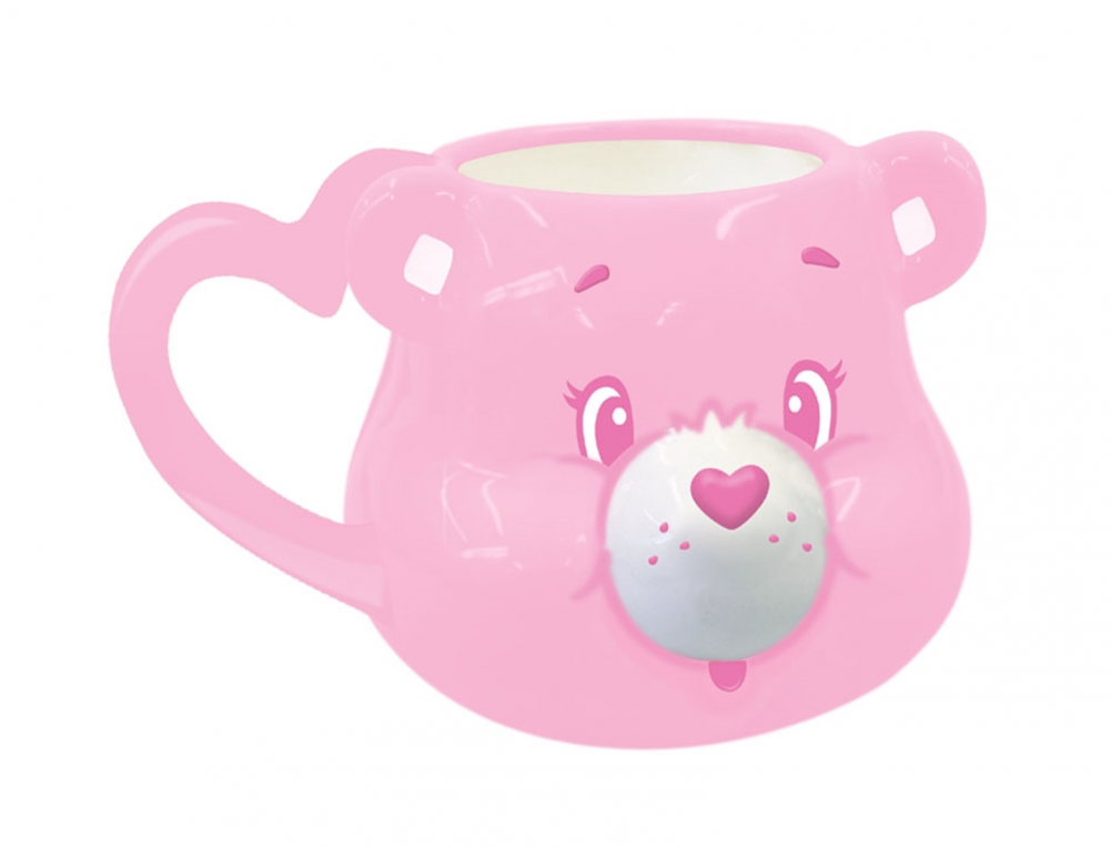 Care Bears - Care Bears Cheer Bear Sculpted Ceramic Mug (1000x1231), Png Download