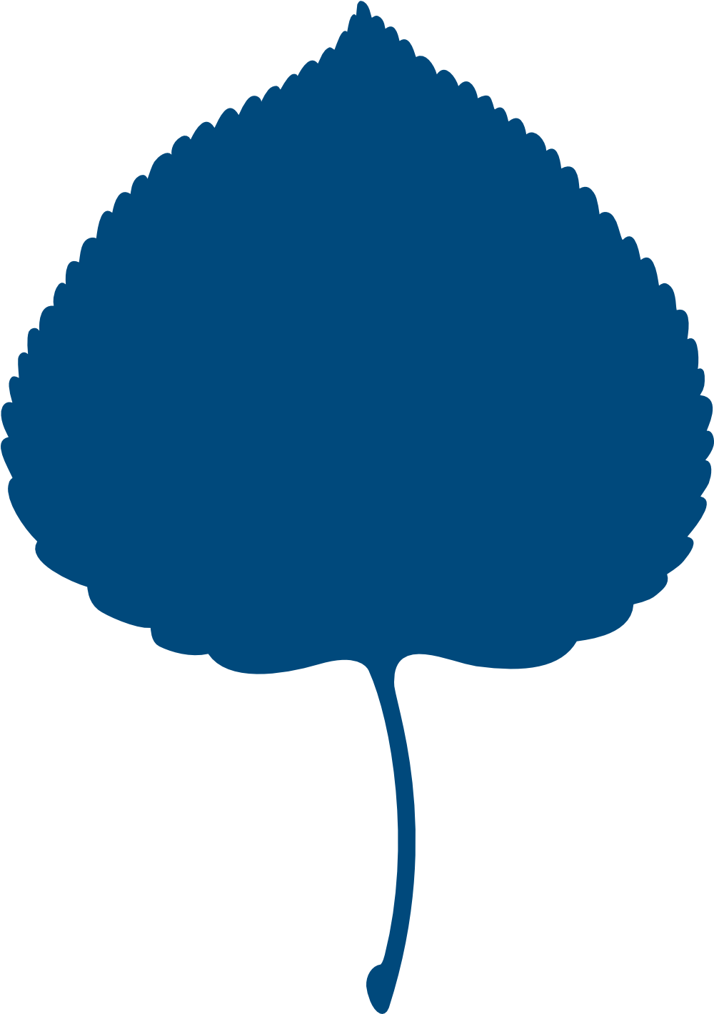 Aspen Leaf - Aspen Institute Leaf (1000x1434), Png Download