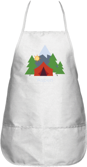 Aspen, Colorado Camping - Rise And Shine Mother Cluckers White Kitchen Apron (600x600), Png Download