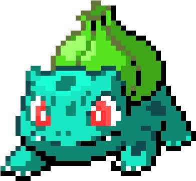 Bulbasaur - Bulbasaur Pixel (570x480), Png Download