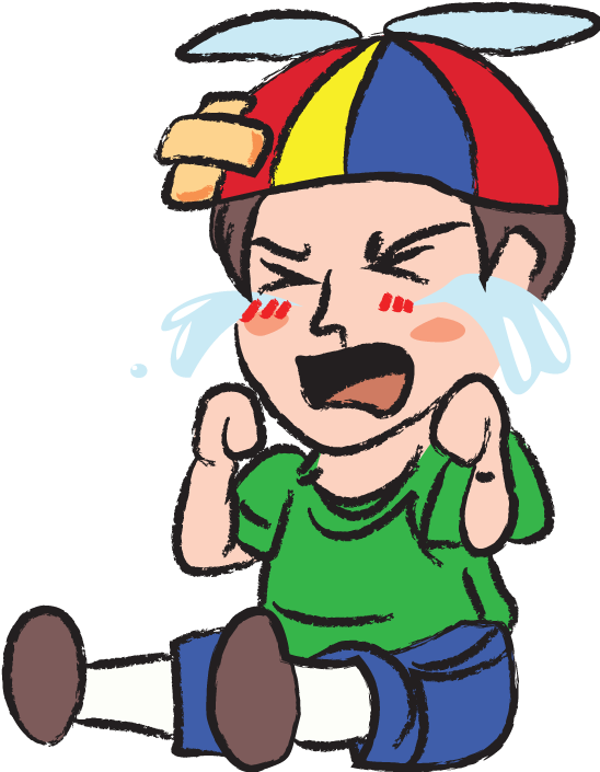 Walk2 Walk3 Walk1 Recoil Ko - Little Boy With Spinner Hat (600x800), Png Download