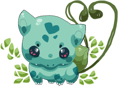 Adorable, Bulbasaur, And Chibi Image - Bulbasaur Chibi (416x310), Png Download