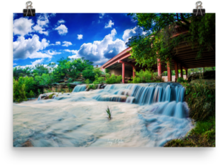 Silver Falls Rest Area - Picture Frame (480x480), Png Download