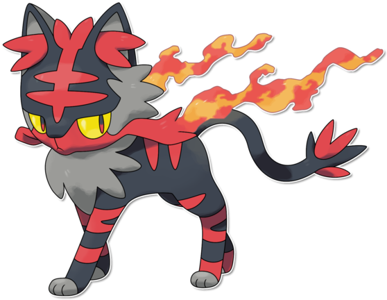 Possible Litten Evolution - Litten Evolution Moon (600x600), Png Download