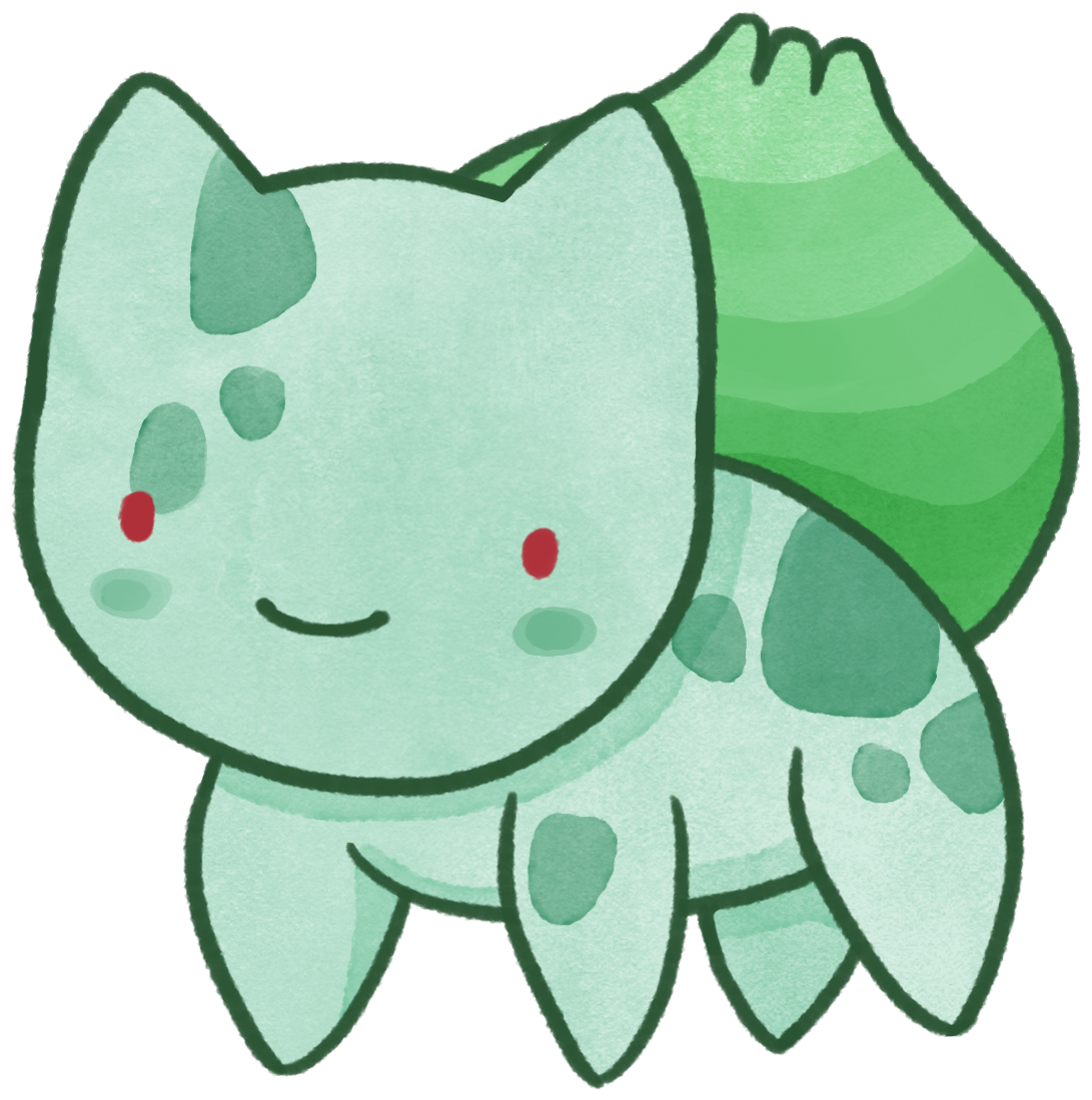 Bulbasaur Venasaur Ivysaur Pokemon Pokémon 001 Grass - Cartoon (1244x1180), Png Download