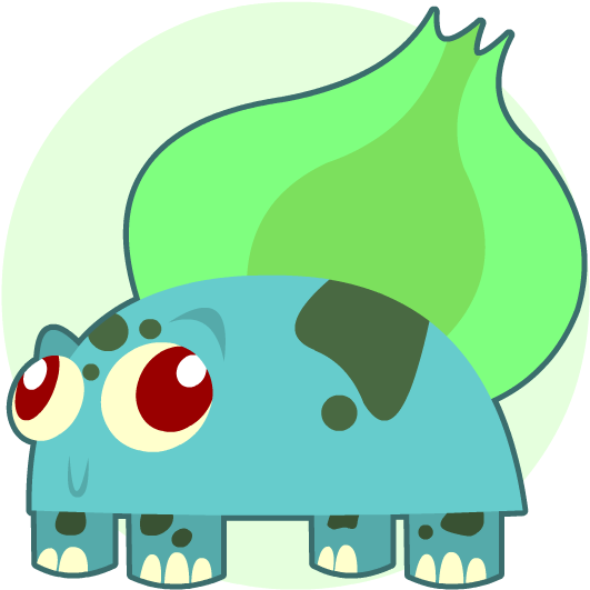 Bulbasaur - Gerkinman Bulbasaur Ivysaur Printed Pillow Case Cool (600x600), Png Download