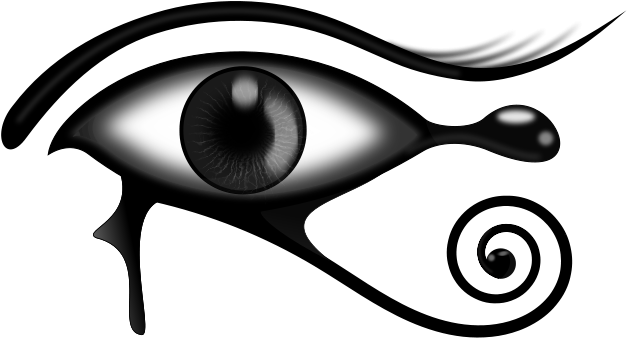Vector Bug Egyptian - Black And White Egyptian Art (600x323), Png Download