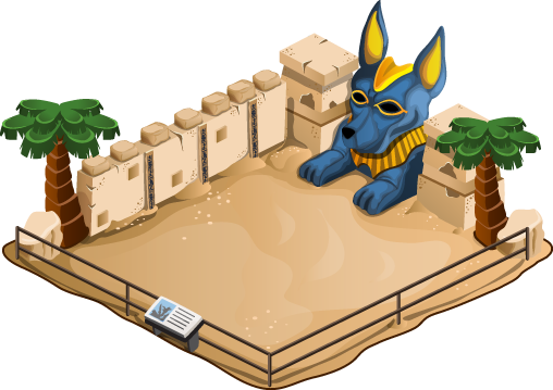 Ruins Egyptian - Wiki (508x359), Png Download
