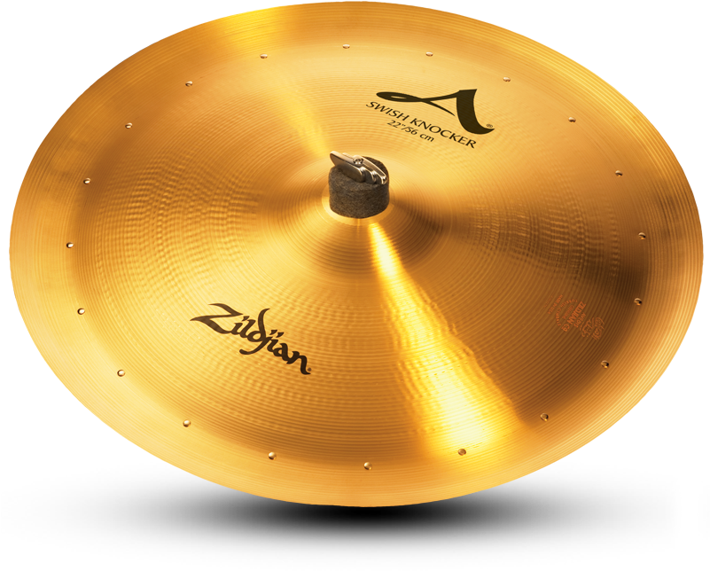 22" A Zildjian Swish Knocker With 20 Rivets - Zildjian A 22" Swish Knocker With Rivets (800x800), Png Download
