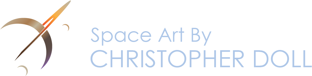 Astronomy & Science Fiction Art - Electric Blue (1386x376), Png Download