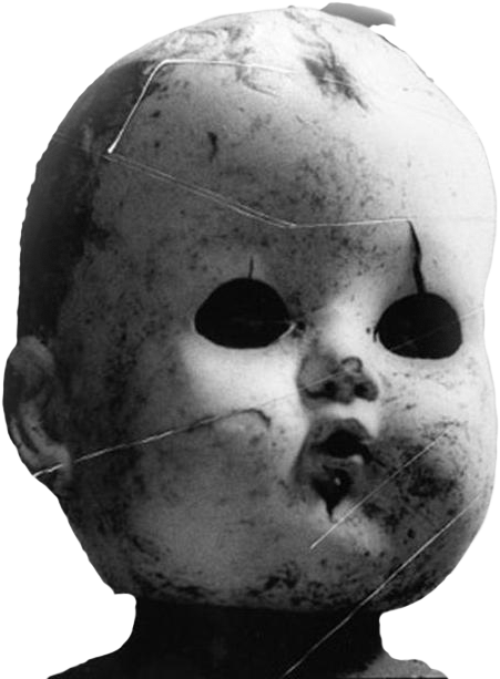 Creepy Images Transparent Free Clip Library Library - Doll Woman In Black (485x648), Png Download