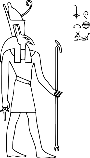 Seth, Outline, Historic, Egypt, God, Ancient, Egyptian - Seth God Outline (367x640), Png Download