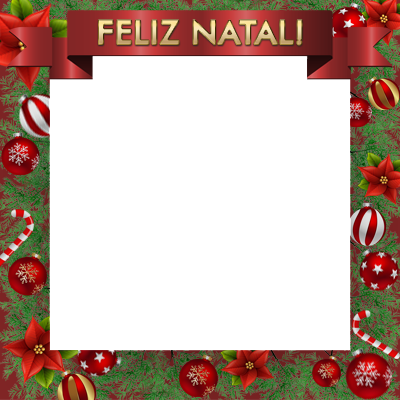 Entre No Clima Do Fim De Ano Com Essa Linda Moldura - Picture Frame (400x400), Png Download