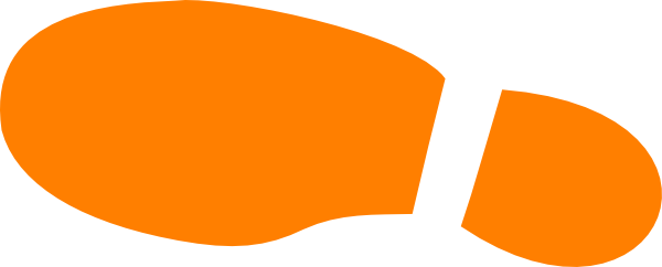 Download - Shoe Print Clipart (600x242), Png Download