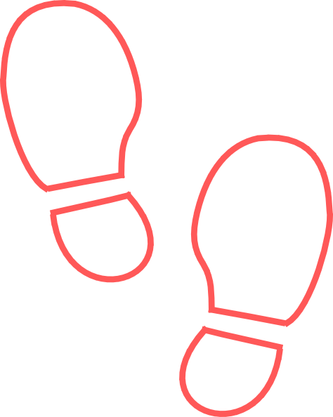 Shoe Print Svg Clip Arts 474 X 594 Px (474x594), Png Download
